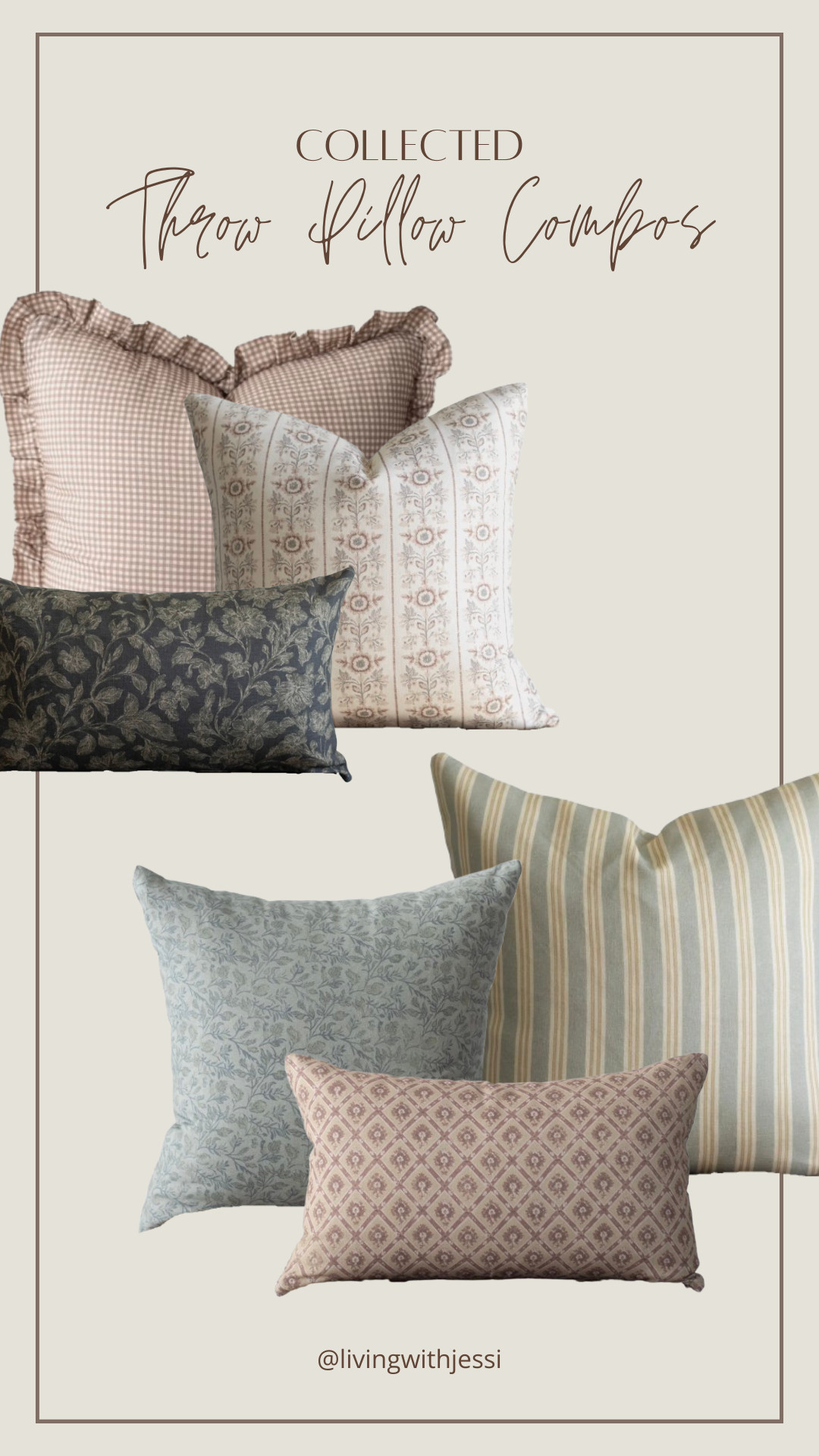 throw pillow combos – perfect for layering on a couch or bed. Linked my favorite down alternative inserts as well! Go 2 sizes up for an extra full look.

pillows, throw pillows, living room decor, bedroom decor, printed throws, collected, pattern 

 

#LTKHome #LTKFindsUnder50 #LTKStyleTip