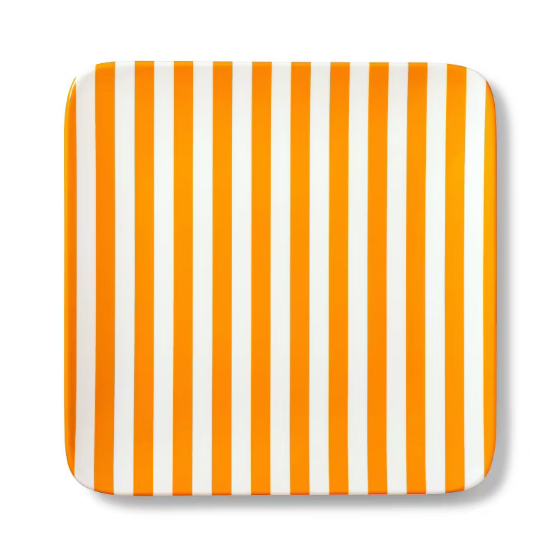 8.5" Striped Melamine Salad Plate - Tabitha Brown for Target | Target