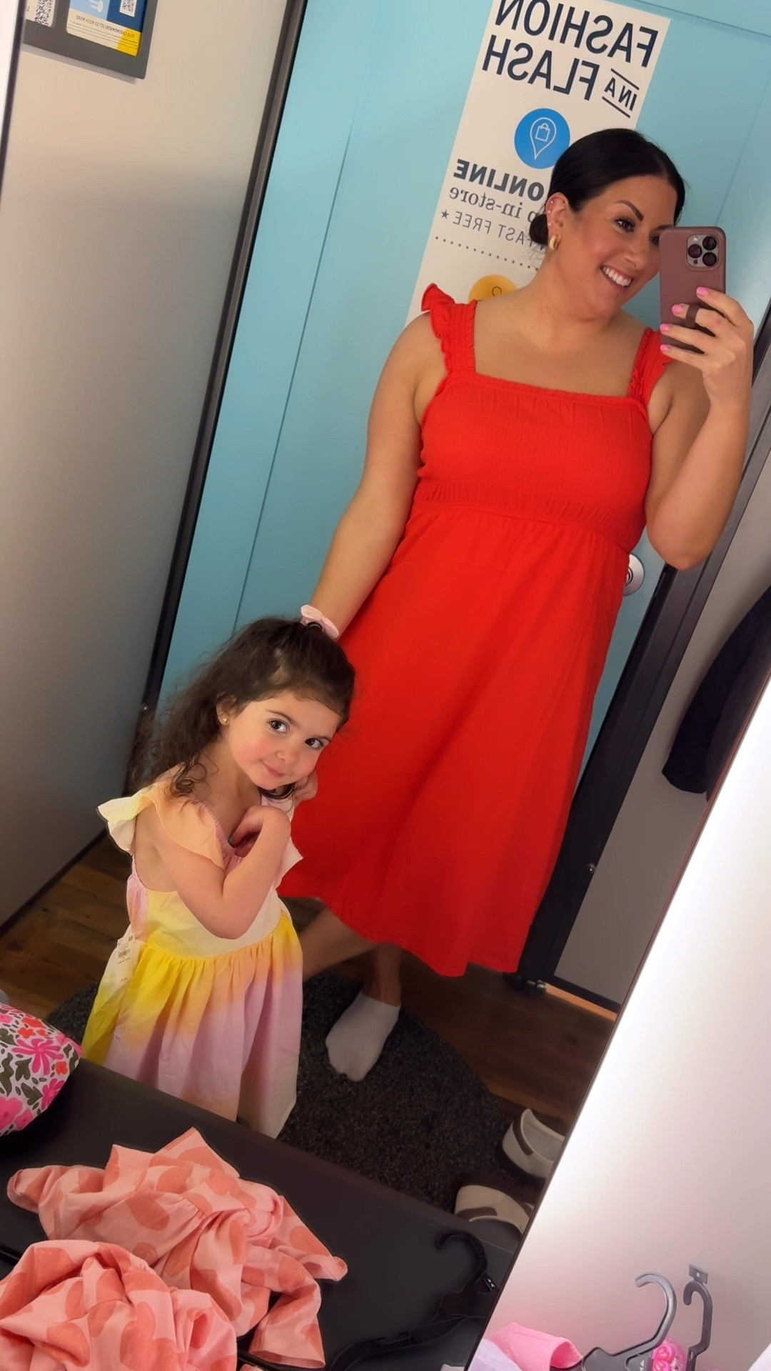 I stopped into Old Navy today to grab a couple things while it was all still 50% off! Sofia wanted to join in on the try on too 😂 

Toddler finds, toddler mom, toddler outfit, Easter dress, spring fashion, spring style, midsize style 

#LTKFindsUnder50 #LTKSaleAlert #LTKMidsize