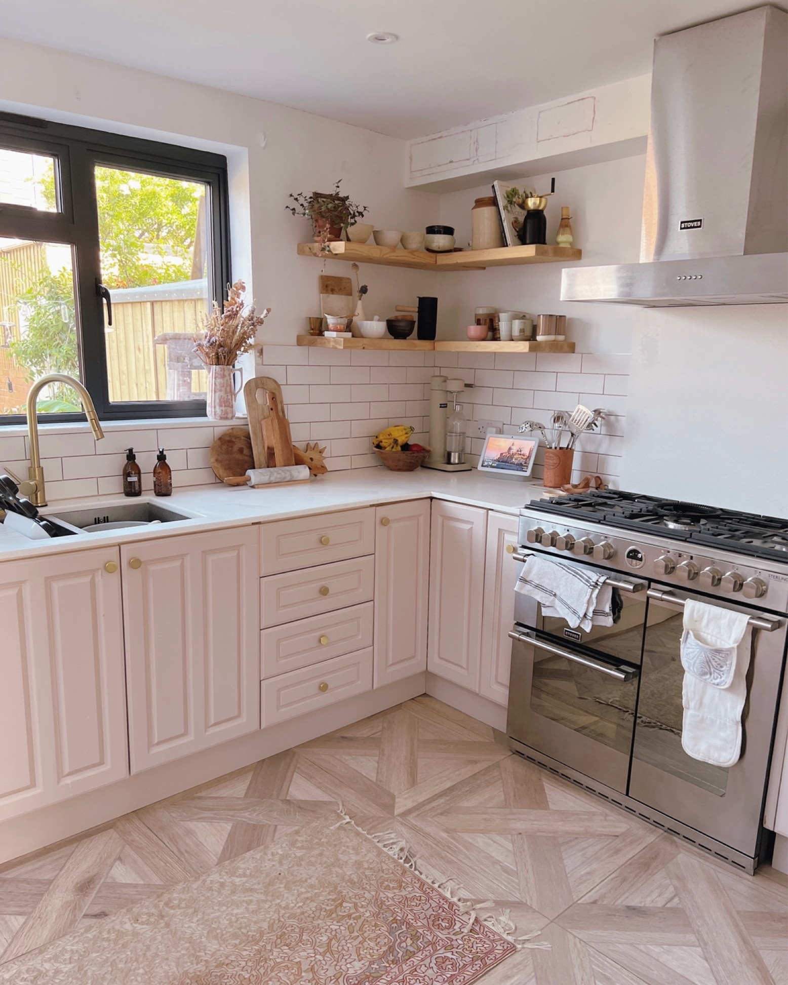 Our Second hand DIY kitchen details. Tiles, shelving, colour and more! 

#LTKstyletip #LTKhome