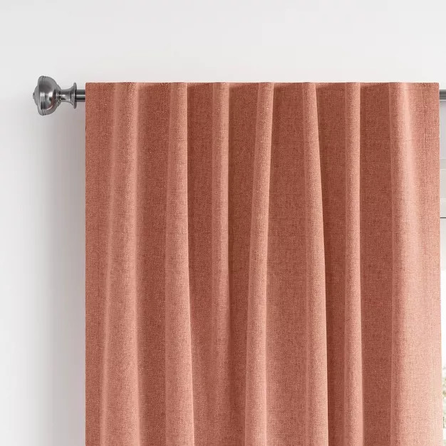 1pc Blackout Aruba Linen Window Curtain Panel - Threshold™ | Target