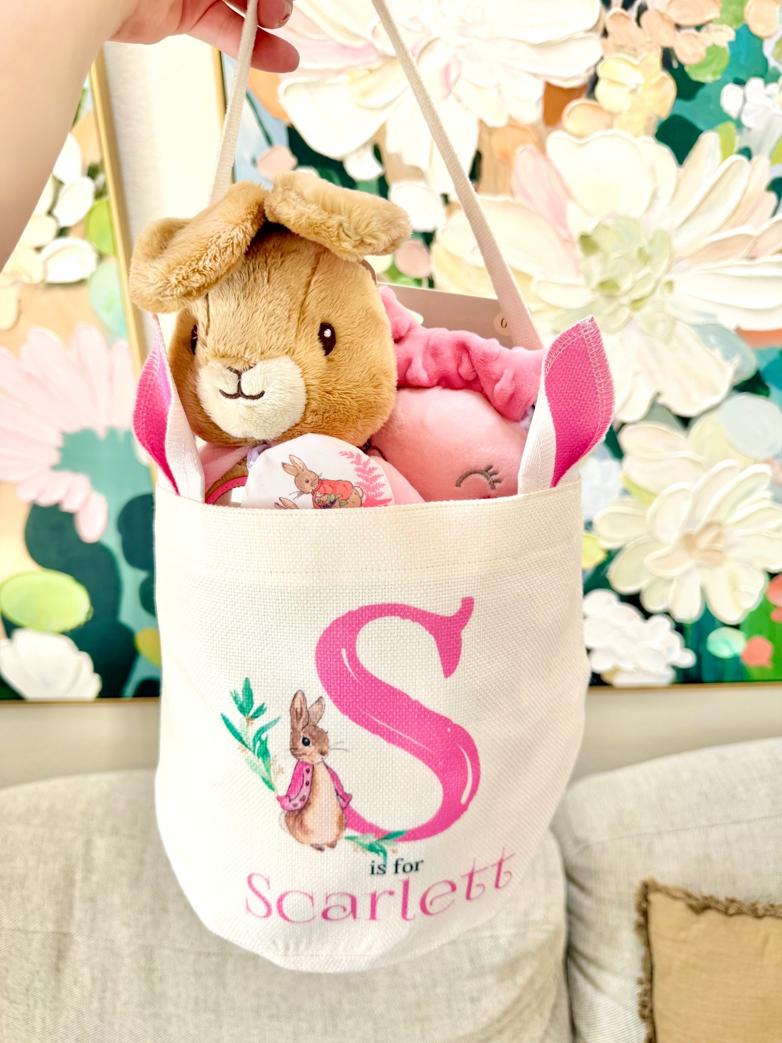Cutest personalized Easter basket that my sister ordered for Scarlett! 💕🐰
Just $16!

#LTKKids #LTKBaby #LTKSeasonal