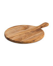 Made In Italy 15in Round Olive Wood Cutting Board | TJ Maxx