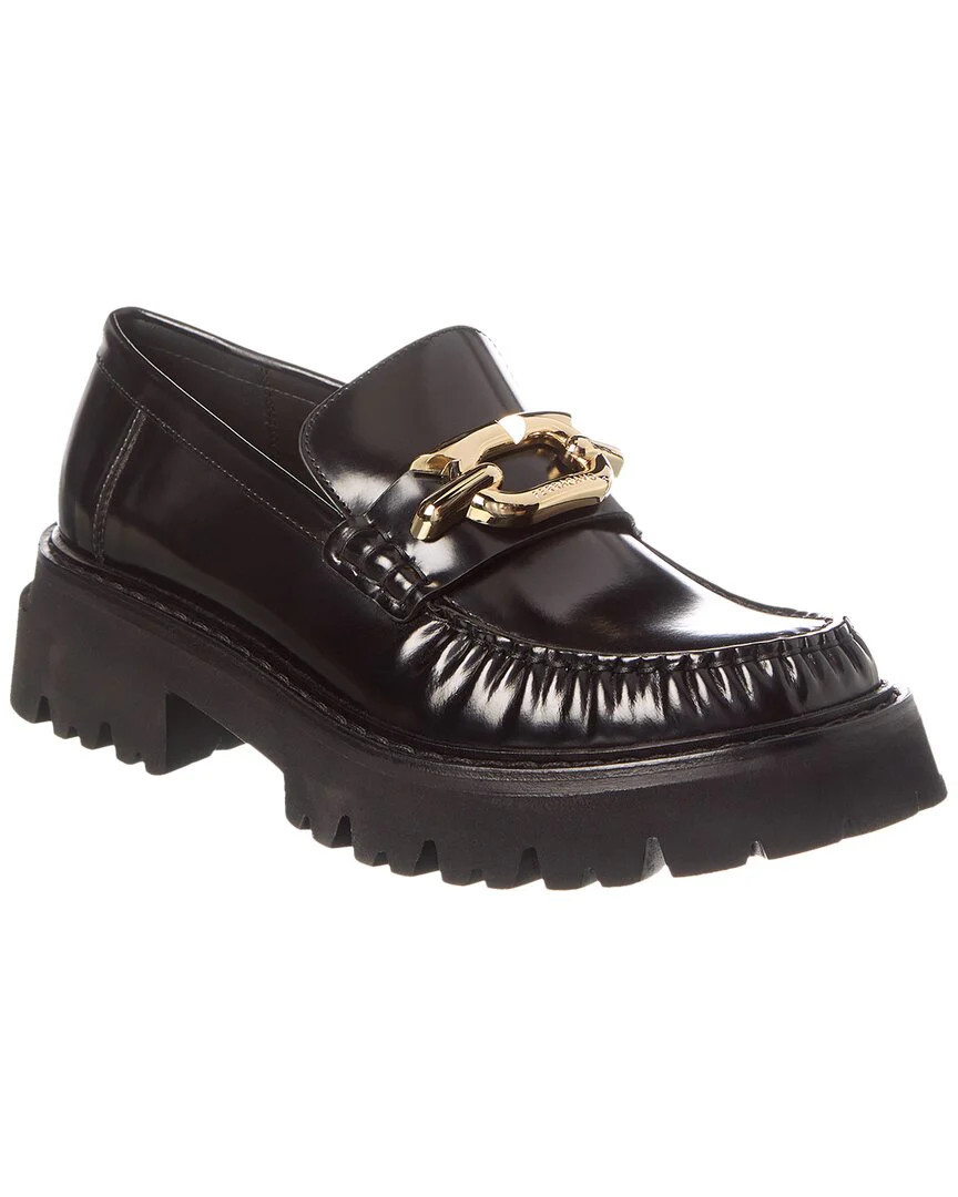 Ferragamo Ingrid Leather Loafer | Shop Simon