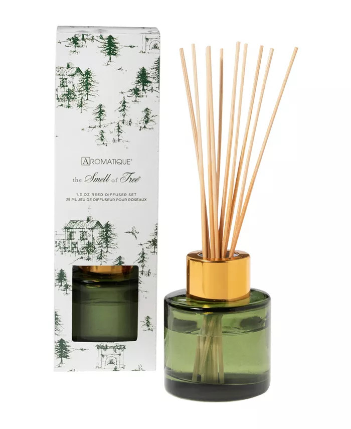 Aromatique Glass Bottle with Oil and Reed Sticks - Macy's | Macy's