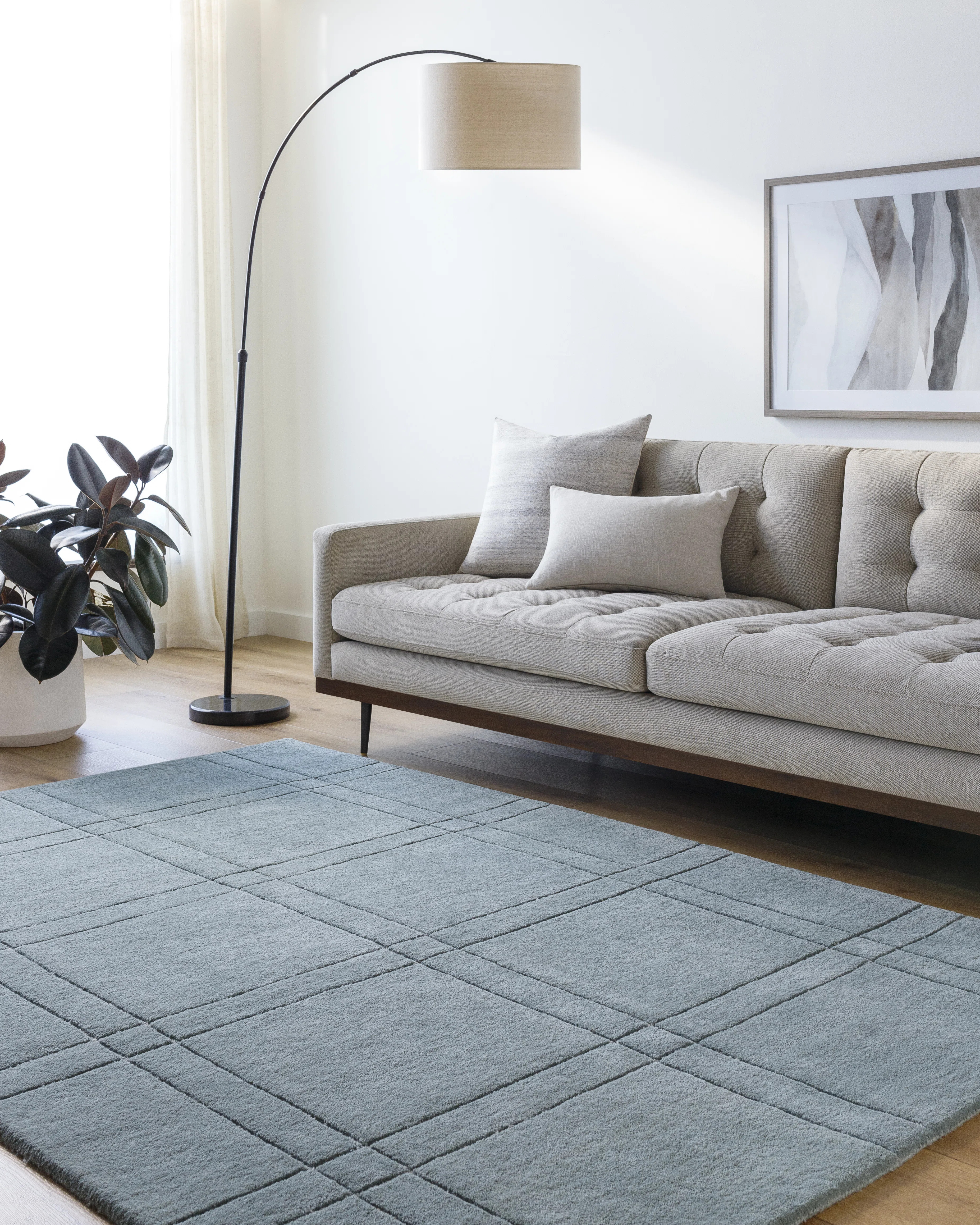 Sioeli Gray Hand Tufted Area Rug | Wayfair North America