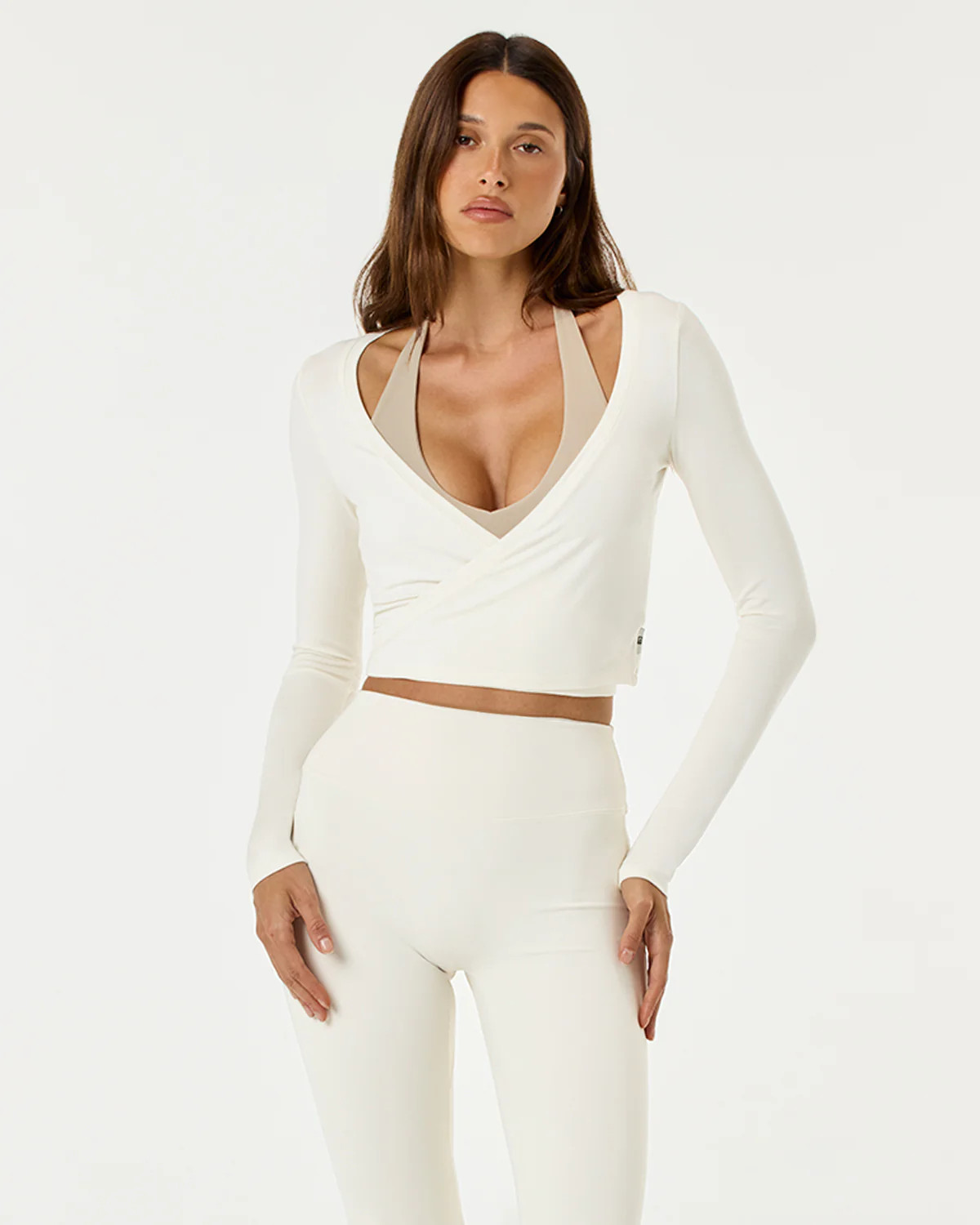 Ballet Wrap Top | Vanilla | Crop Shop Boutique US