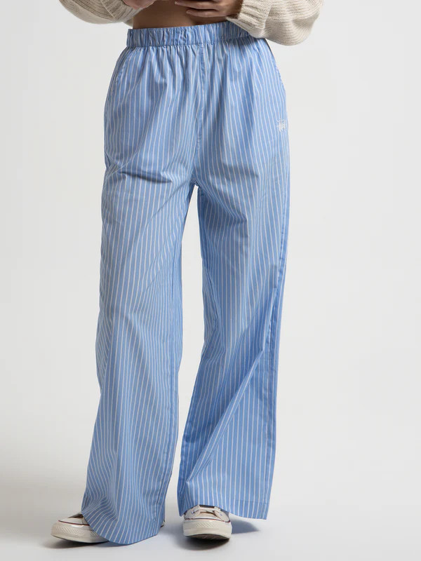 Graffiti Stripe Pants in Blue Stripe | Glue Store (Australia & NZ)