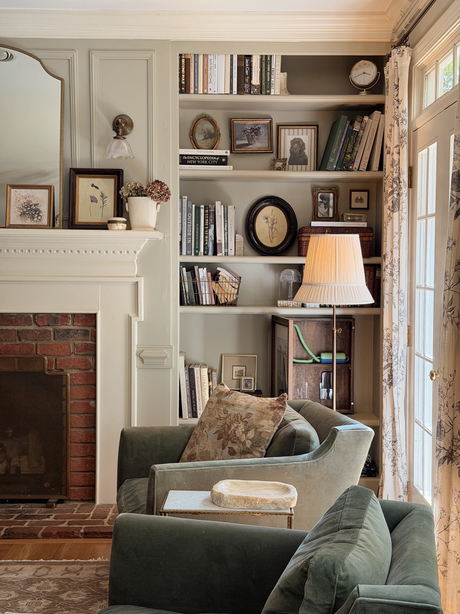 So many of the items I get asked about are in this photo.🤎  I rounded up the chairs, lamp, curtains, and decor accents that give this space its cozy, lived in feel.

#LTKHome