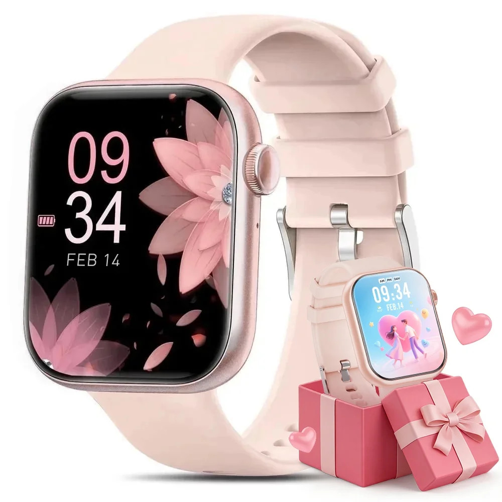 Mingdaln 1.85''HD Men Womens Smart watch,with Bluetooth Answer/Make Calls/120+Sports Modes/10 Day... | Walmart (US)