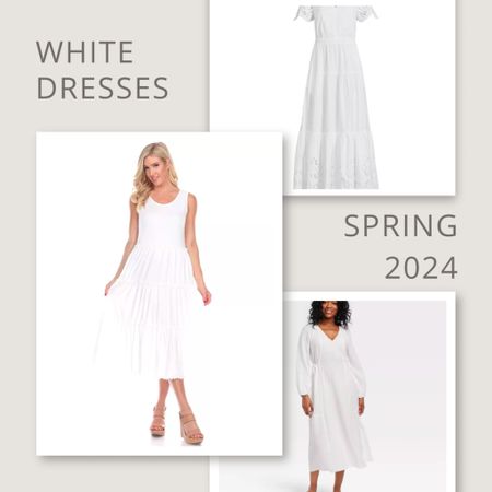 Fresh White Dresses for Spring & Summer!
Here are some comfortable ones to dress up or down!


#LTKmidsize #LTKover40 #LTKxTarget
