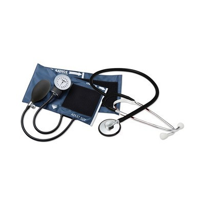 McKesson Adult Black Pocket Reusable Aneroid / Stethoscope Set 2-Tubes 775-660-11ANMM 1 Each | Target