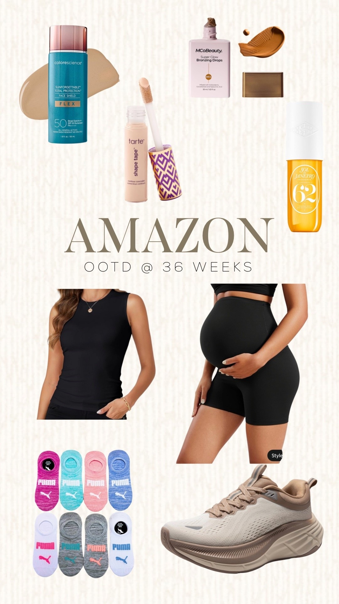 OOTD at 36 weeks pregnant! She’s basic but comfy 🙌🏼 wearing a XL in both. 

#LTKMidsize #LTKHoliday #LTKGiftGuide