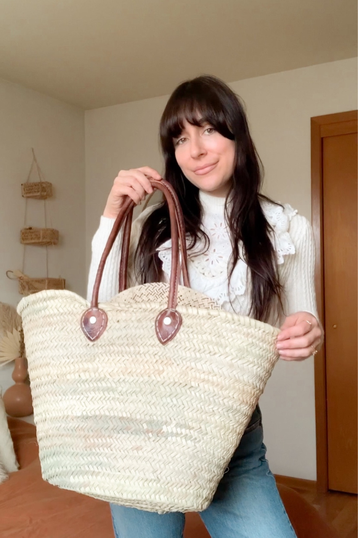 Linking this look and similar Moroccan style shopping baskets! 🤎

#LTKitbag #LTKFind #LTKstyletip