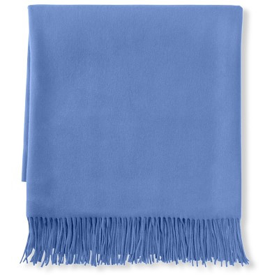 Solid Cashmere Throw, 50" X 65", Placid Blue | Williams-Sonoma