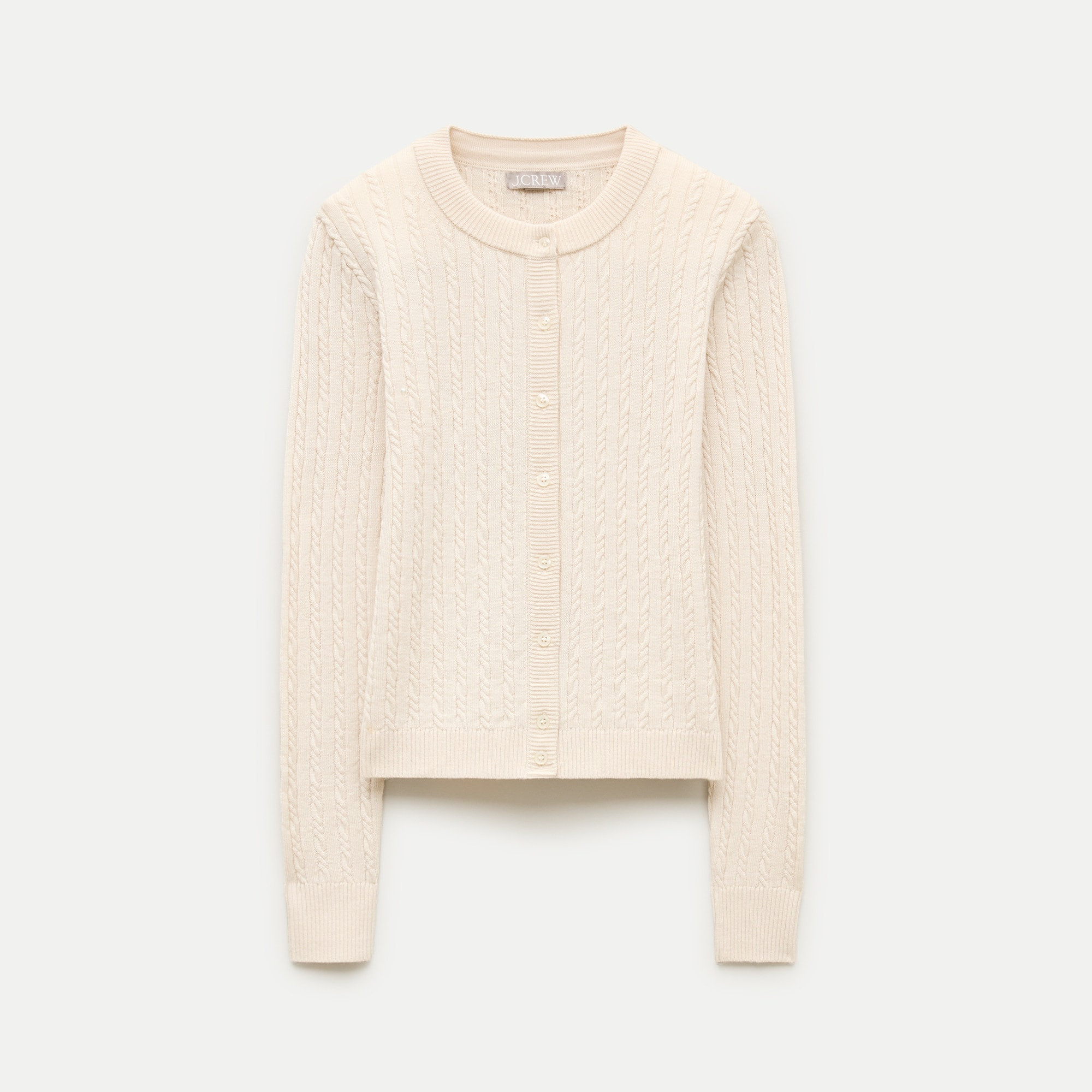 Cable-knit cardigan in merino wool blend | J. Crew US