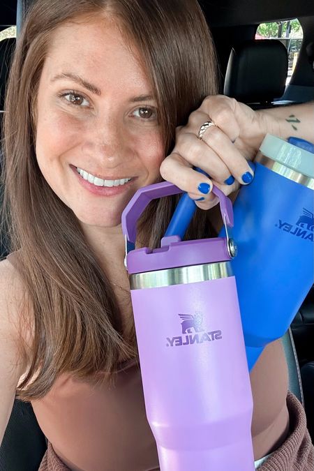 Loving my new Stanley products! The 40 ounce flow state quencher is my absolute favorite and cannot get enough of this color! It’s called Iris! I also love the ice flow flip straw Tumblr and it’s leak proof straw. This lilac color is so good! Tons of colors, styles, and size options to choose from!

#stanleypartner 
@stanley_brand


#LTKstyletip #LTKfindsunder50 #LTKSeasonal