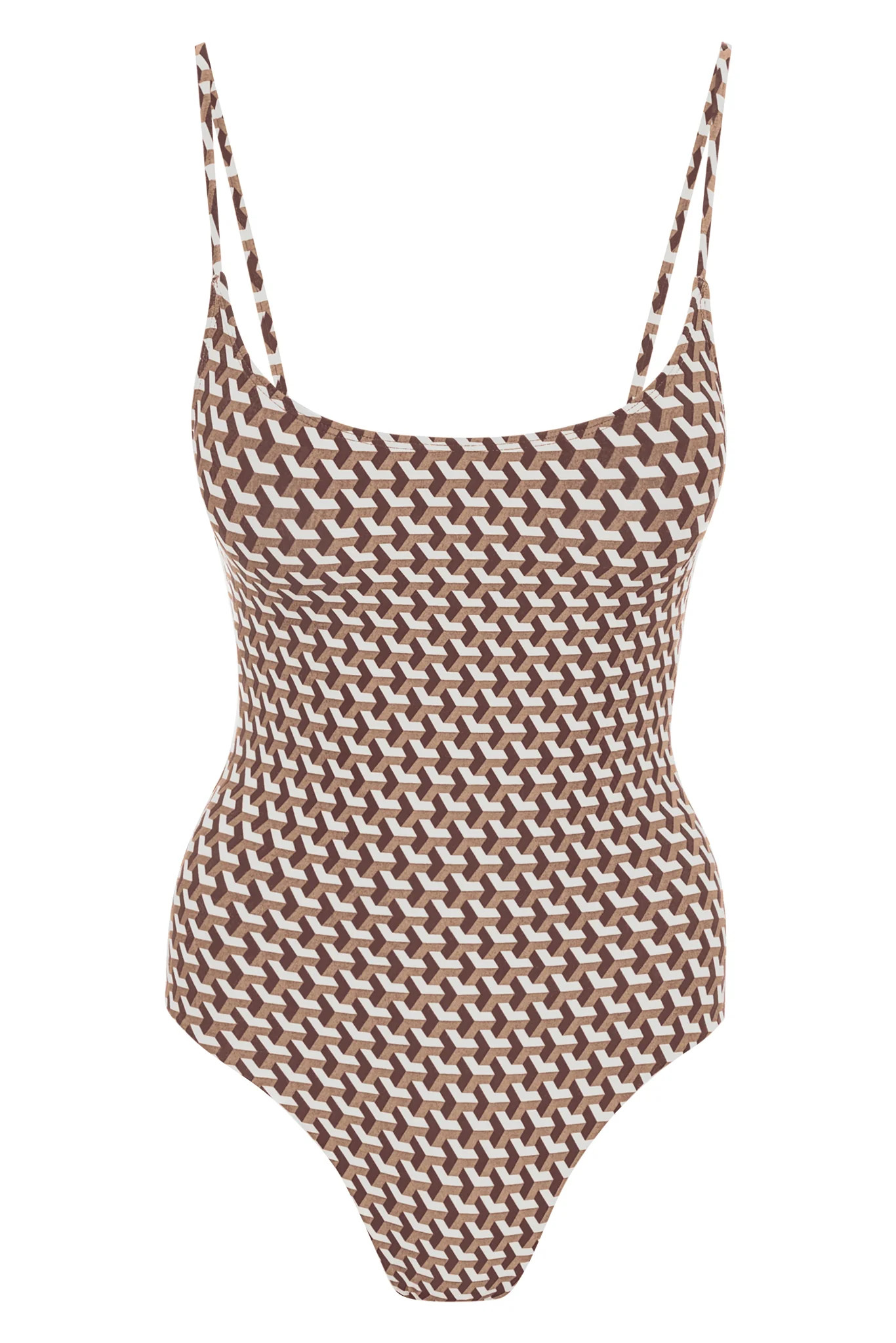 Bahamas One Piece - Husk Geo | Monday Swimwear