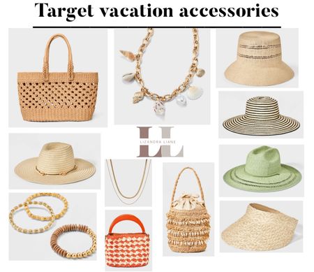 Target vacation summer accessories, resort wear, beach trip, travel , hats , jewelry 

#LTKfindsunder50 #LTKtravel #LTKstyletip