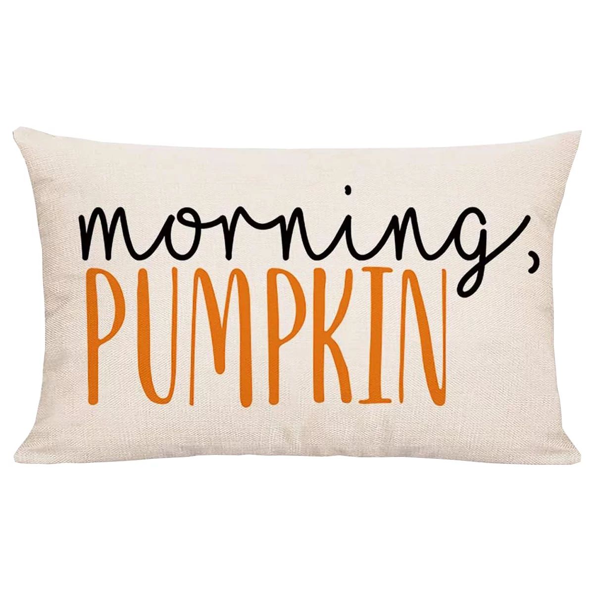 Fall Decor Pillows, Fall Outdoor Pillow Cover, Morning Pumpkin Pillow, Fall Pumpkin Pillows, Autu... | Walmart (US)