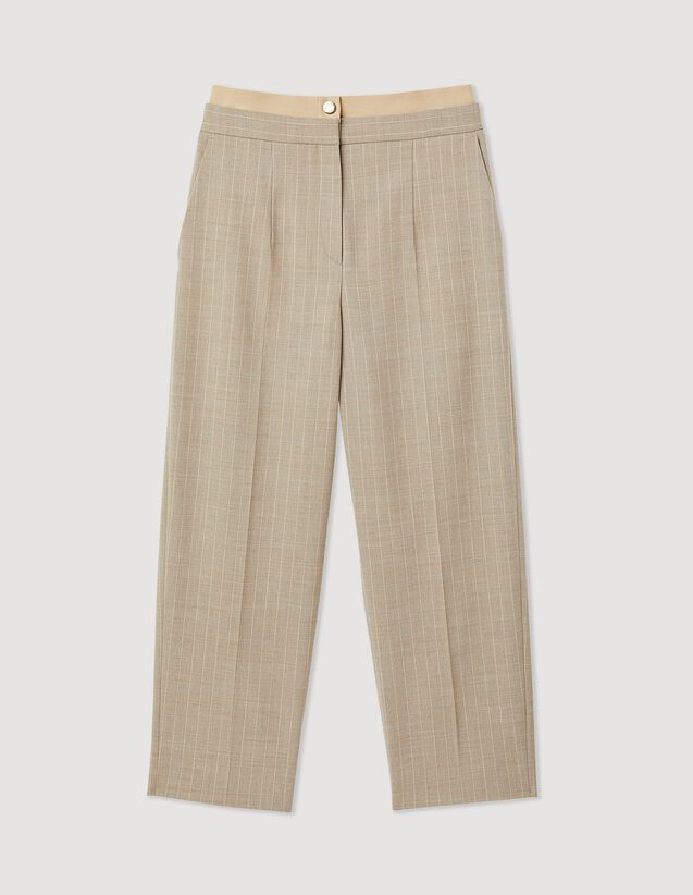 Stripy trousers | Sandro-Paris US