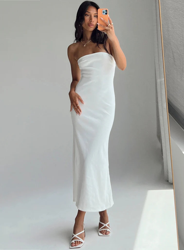 Carter Maxi Dress White | Princess Polly US