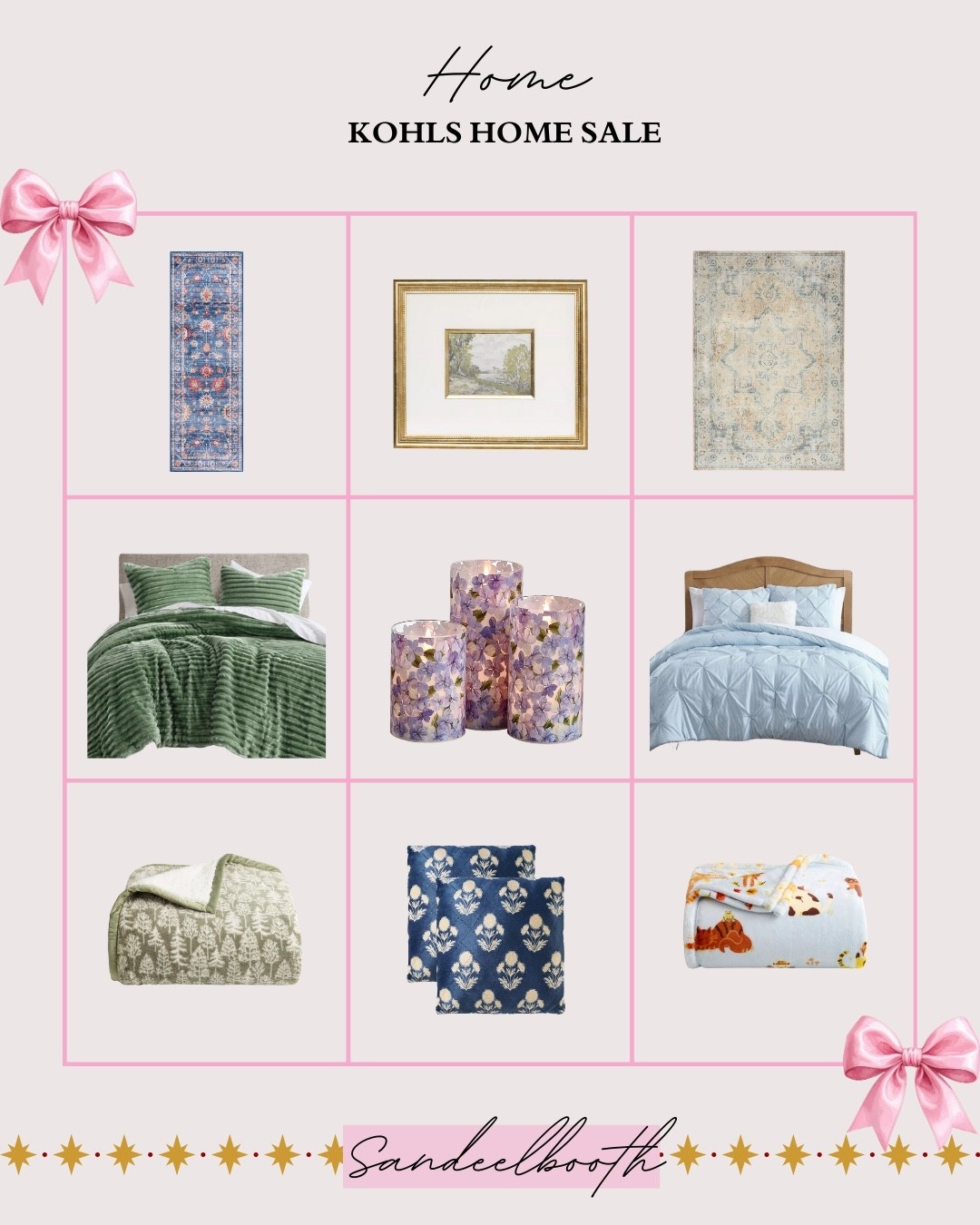 The Kohl’s 20% Off Black Friday Sale is happening now!✨

Code TAKEOFF20 = savings on bedroom sets, green velvet bedding, blue quilted comforters, accent rugs, winter throws, wall art, and decorative candle sets.

Perfect for cozy winter refreshes or budget-friendly home gifts.
Tap to shop all my curated Kohl’s Black Friday home favorites!🫶

#KohlsHomeSale #BlackFridayHomeDeals #BeddingDeals #HomeRefresh #HolidayHomeDecor #LTKSaleAlert

#LTKHome #LTKGiftGuide #LTKFindsUnder100