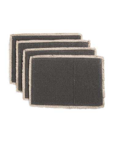 4pk Woven Placemats | Cotton | Marshalls