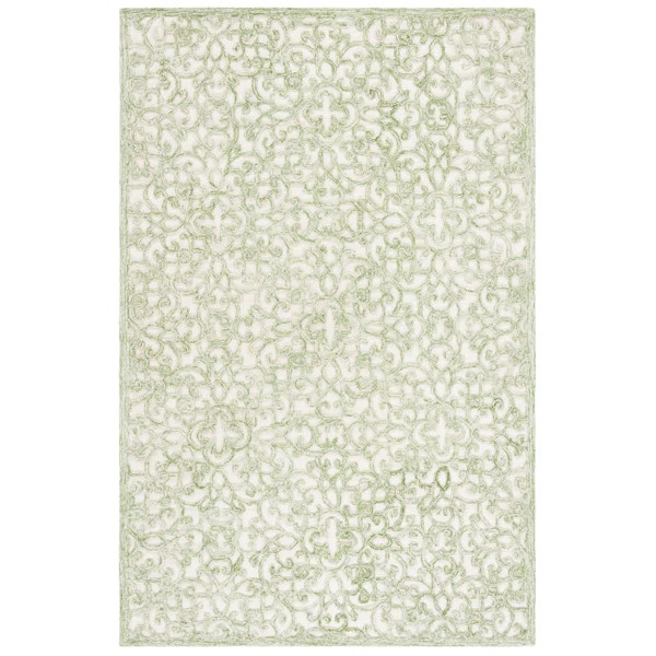 Trella Wool Floral Rug | Wayfair North America