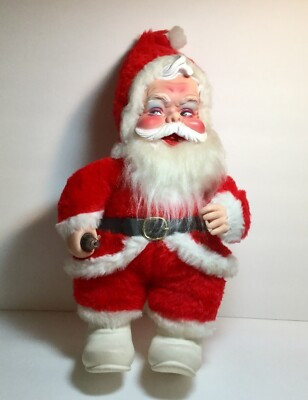 Vintage Rushton Coca Cola Santa with White Boots 17 Inches MCM Plush Figure | eBay US