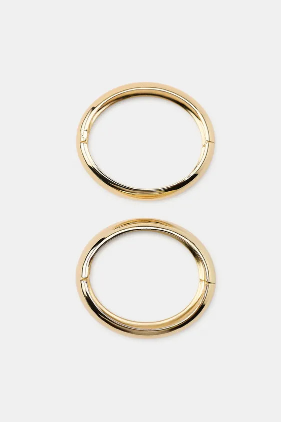 PACK OF 2 RIGID METAL BRACELETS | Zara US