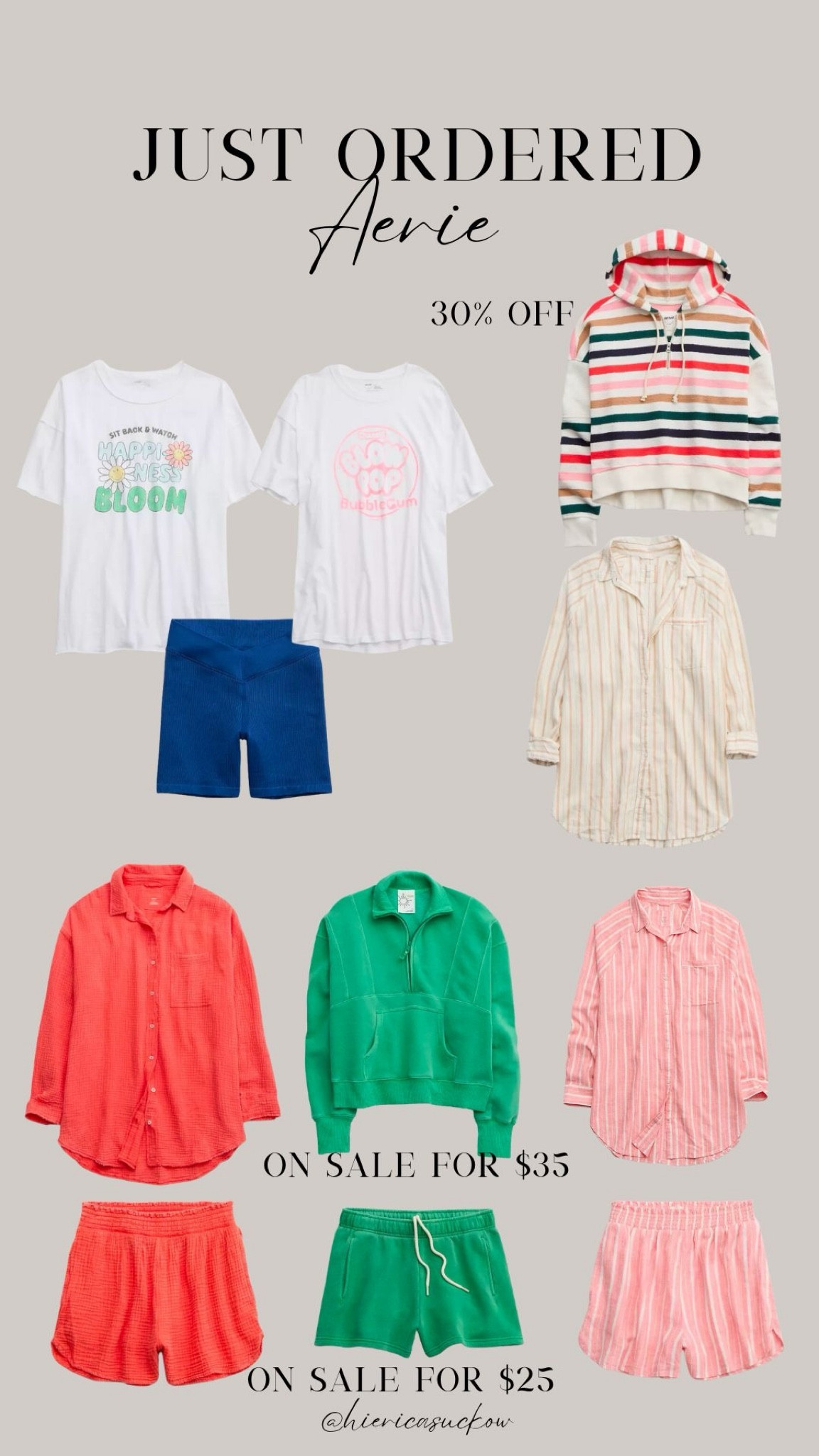Aerie new arrivals for springer on on sale- I grabbed a couple of these two-piece linens sets for vacation and swimsuit coverups as well as these graphic tees and bike shorts because they’re the easiest mom outfit in the summer!!

Midsize style, midsize outfit, outfit, mom outfit, size 12, size 14 

#LTKmidsize #LTKfindsunder50 #LTKsalealert