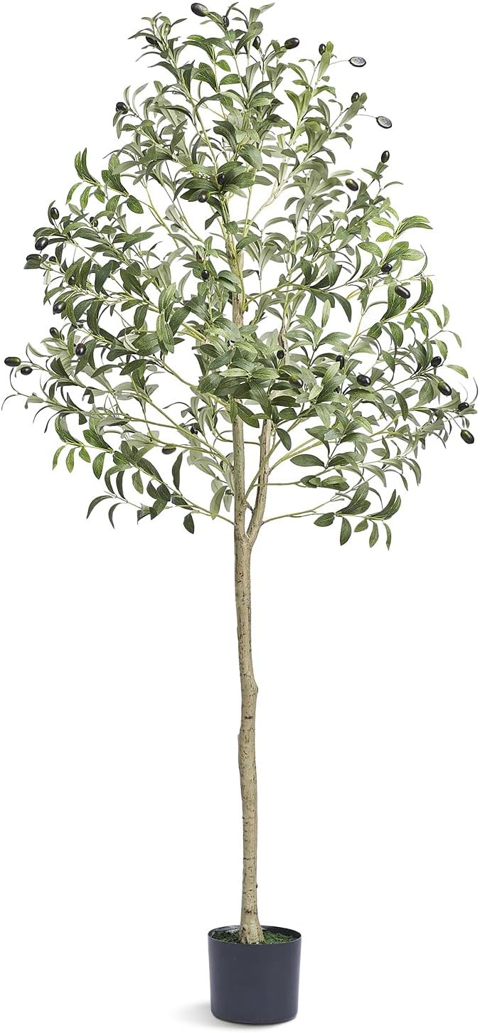 VEVOR Artificial Olive Tree, 5 FT Tall Faux Plant, Secure PE Material & Anti-Tip Tilt Protection ... | Amazon (US)
