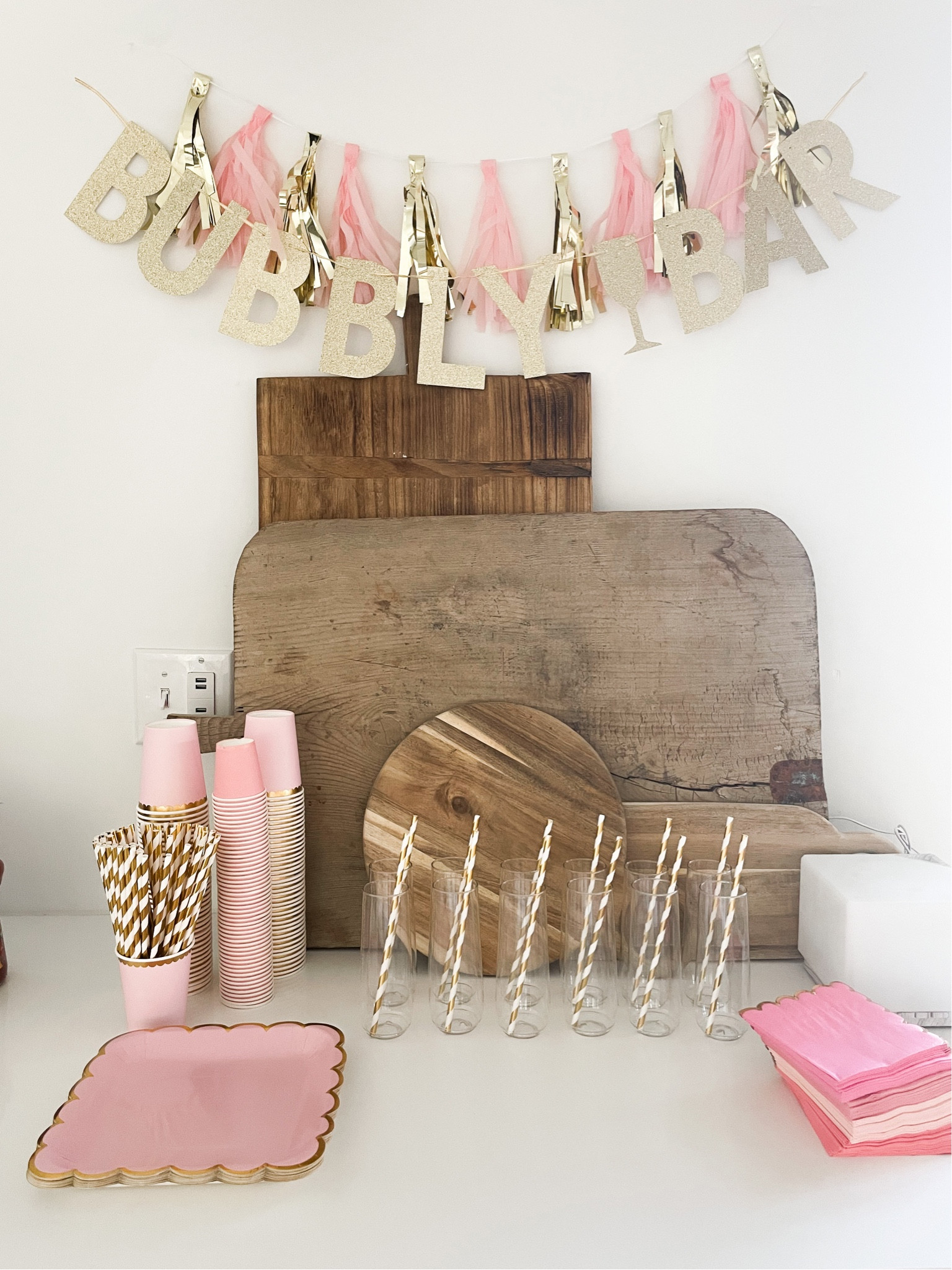 Bachelorette party decor for our bubbly bar set up! 🥂 

#LTKunder50 #LTKwedding