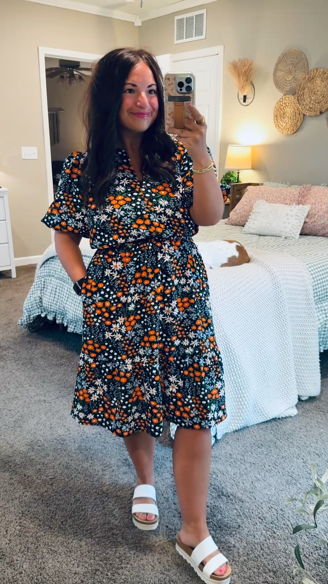 Feminine, flattering, and Amazon affordable 💕 This floral dress is one of those pieces that makes you feel instantly put together with minimal effort.


sandals: fit true to size // wearing a large
dress: fits true to size // wearing a large 

 #LTKootd #LTKMidsize #LTKWorkwear