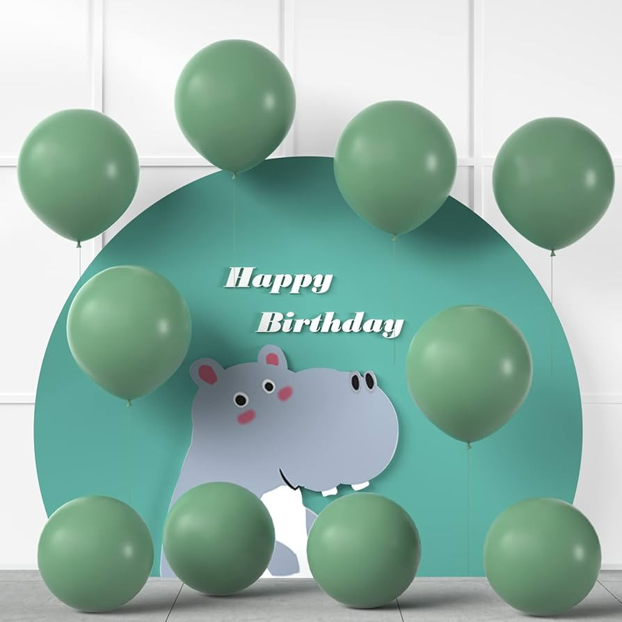 Janinus Sage Green Balloons 18 Inches 10 PCS Sage Olive Green Balloons Eucalyptus Green Balloons ... | Amazon (US)