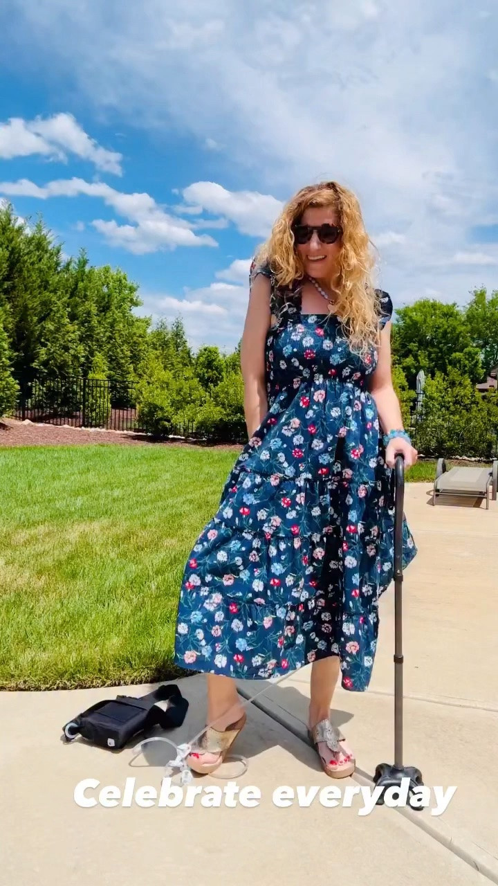 Celebrate everyday!!! I thank God everyday I get!! Was I in tons pain taking meds after showering yesterday… did me hemoglobin just drop a lot in a week yep but is God taking care of me yes!!!! Today @hillhouse dropped summer!! This an old Ellie but I wear hill house dresses like crazy!! I am xxs can even due xxxs in the Ellie .. have an appointment with my surgeon but this dress is so comfy!!! Wear glowing make up!!
,
.
Psalm 16:11
You make known to me the path of life; in your presence there is fullness of joy; at your right hand are pleasures forevermore.
.
.
Shop my looks and finds on @shop.ltk and @shopmy bellevueblue 
.
.
Celebrate .. love life .,, spring .. hill house dresses… cotton dress .. disabled .. chronic illness.. makeup .. beauty .. jewelry .. women owned businesses.. natural hair .. clt .. shopping .. fashion .. sandals .. positive vibes ..modest fashion.. verse 
.
#stylefashion #beauty #chronicillness #positivity #summer