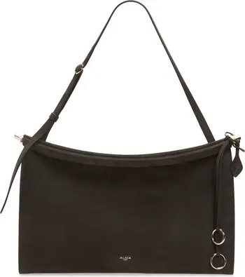 Large Le Click East/West Suede Shoulder Bag | Nordstrom