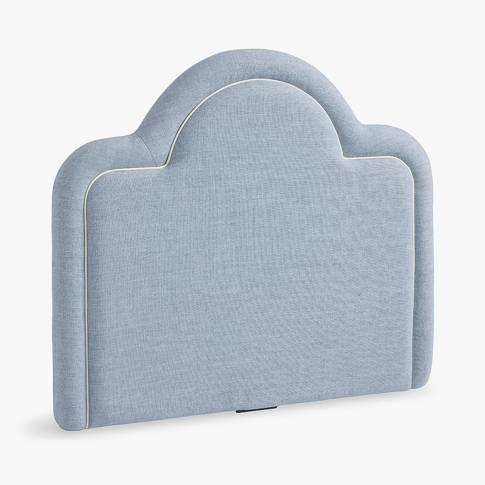 Smart Chelsea Piped No Nails Dorm Headboard | Pottery Barn Teen