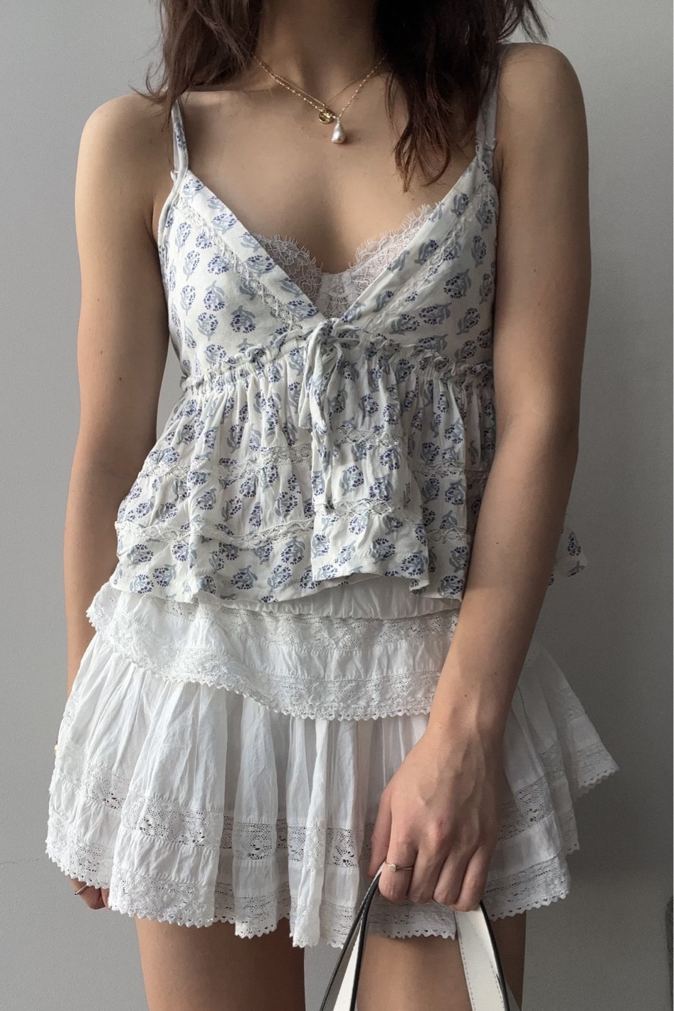 blue + white for summer >>  btw this floral cami is the cutest, veryy effortless

#LTKSeasonal #LTKU #LTKstyletip