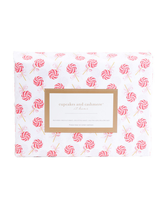 Sweet Bow Candy Sheet Set | TJ Maxx