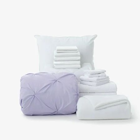 The Starter Pak in Orla Orchid 16-Piece College Dorm Bedding Comforter Set Twin XL Bonus Mattress Pa | Walmart (US)