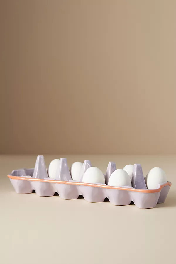 Linnea Stoneware Egg Crate | Anthropologie (US)