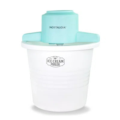 Nostalgia 4-quart Parlor Electric Ice Cream Maker - White | Wayfair North America