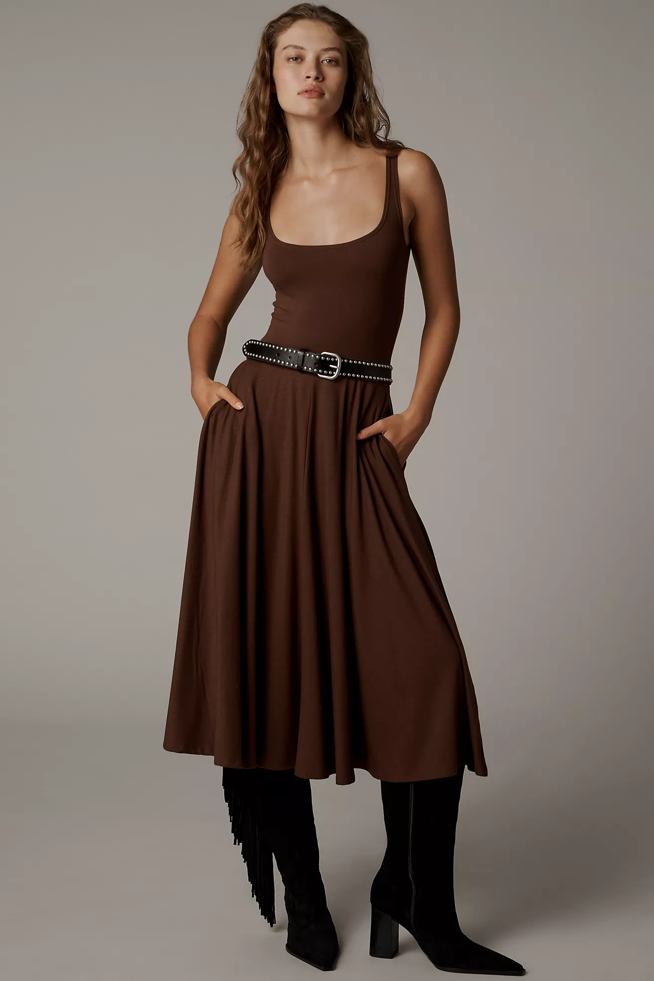 Reformation Rou Knit Midi Dress | Anthropologie (US)