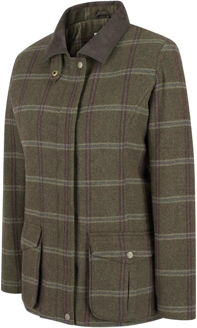 Hoggs of Fife Musselburgh Ladies Tweed Field Coat - 80% wool/20% acrylic, Exclusive fabric tailor... | Amazon (UK)