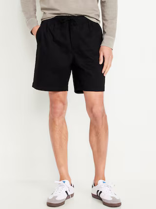 Twill Jogger Shorts -- 7-inch inseam | Old Navy (US)