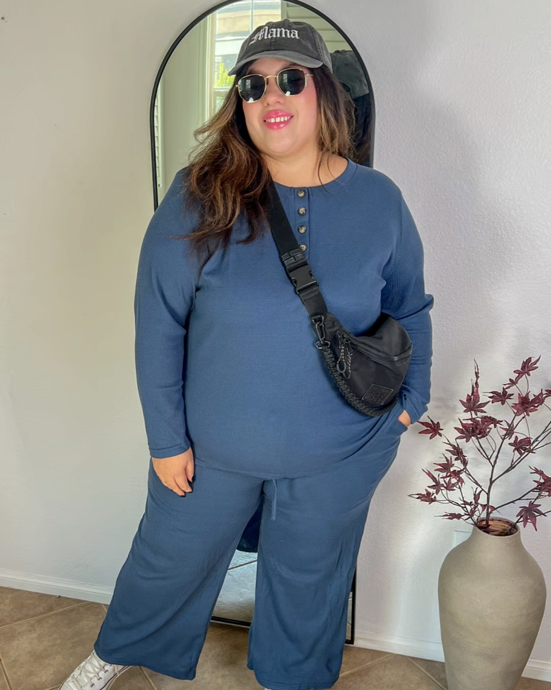 Hola Bebés! Cozy Set … How I Styled It 😎

Don’t get me wrong I love a good dress but a cozy set is my mom uniform. 

This waffle set is perfect for on the go and you can style it by adding a baseball cap and your favorite Sunies. Add your favorite coat 🧥 and you will look like a chic mama 👌

#LTKPlusSize #LTKMidsize #LTKFindsUnder50