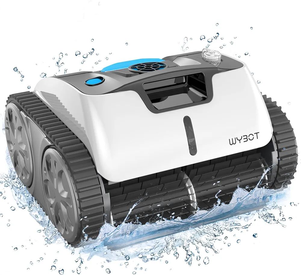 WYBOT Cordless Robotic Pool Cleaner Vacuum, Ultra Strong Suction, Wall Climbing Function with Int... | Amazon (US)