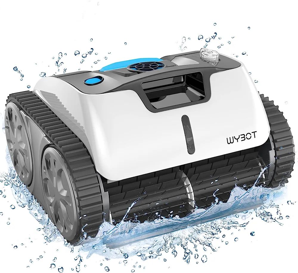 WYBOT Cordless Robotic Pool Cleaner Vacuum, Ultra Strong Suction, Wall Climbing Function with Int... | Amazon (US)